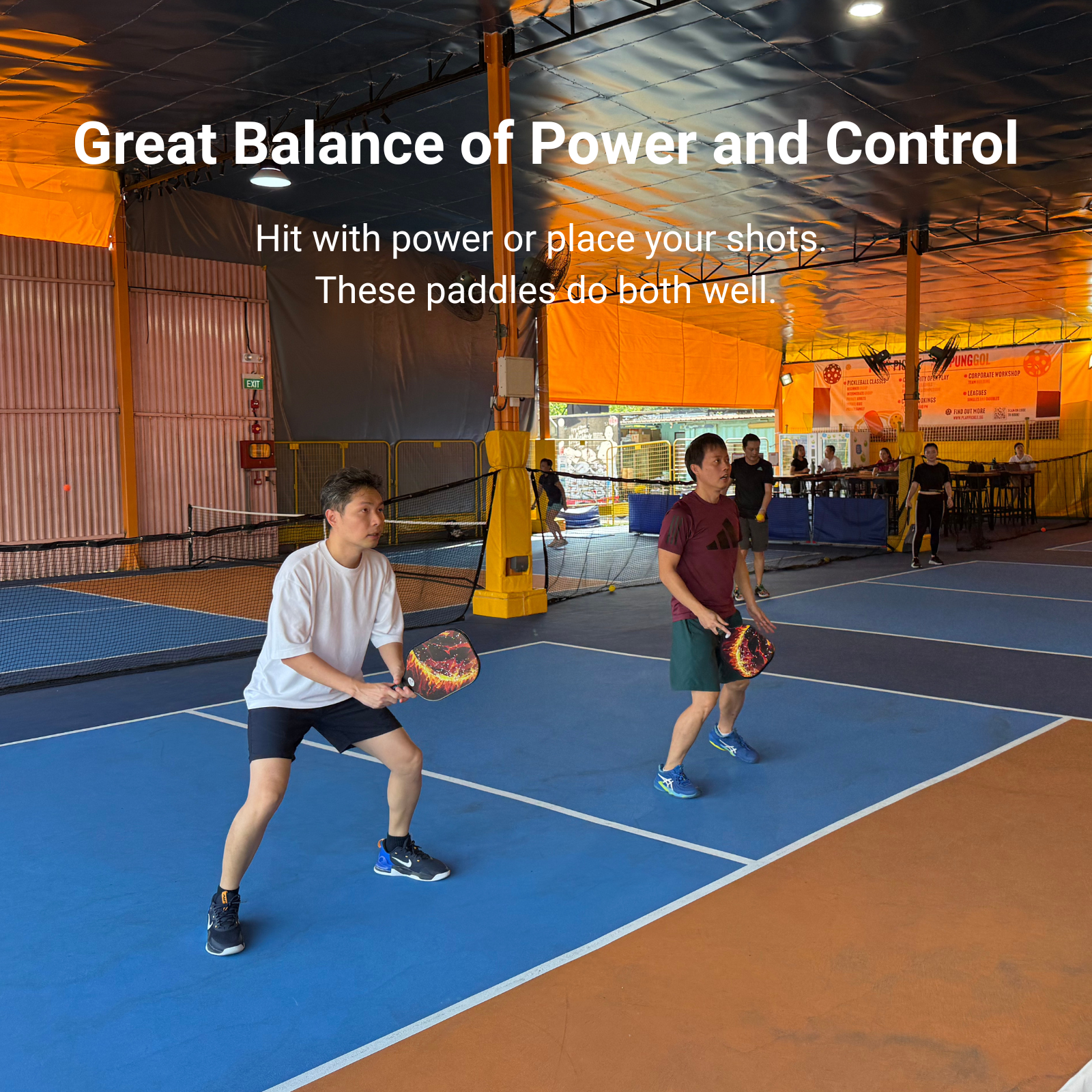 Pickleball paddle set for 2