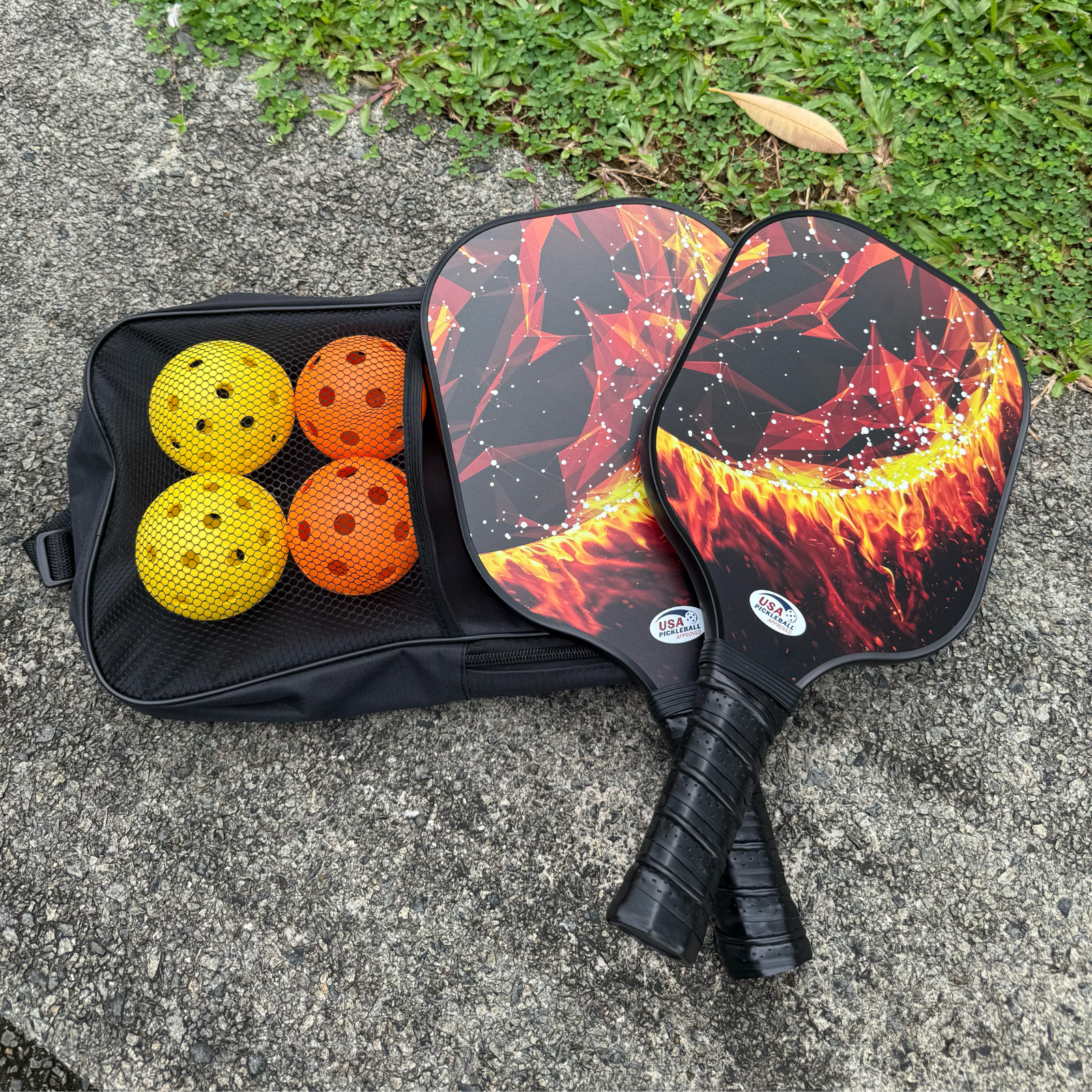 Pickleball paddle set for 2