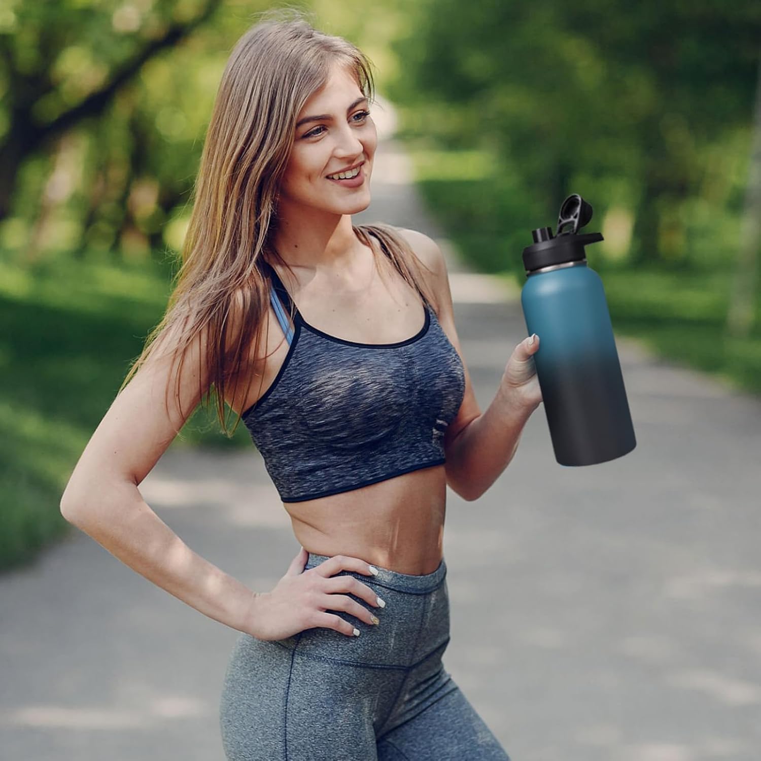 Insulated Water Bottle with Handle