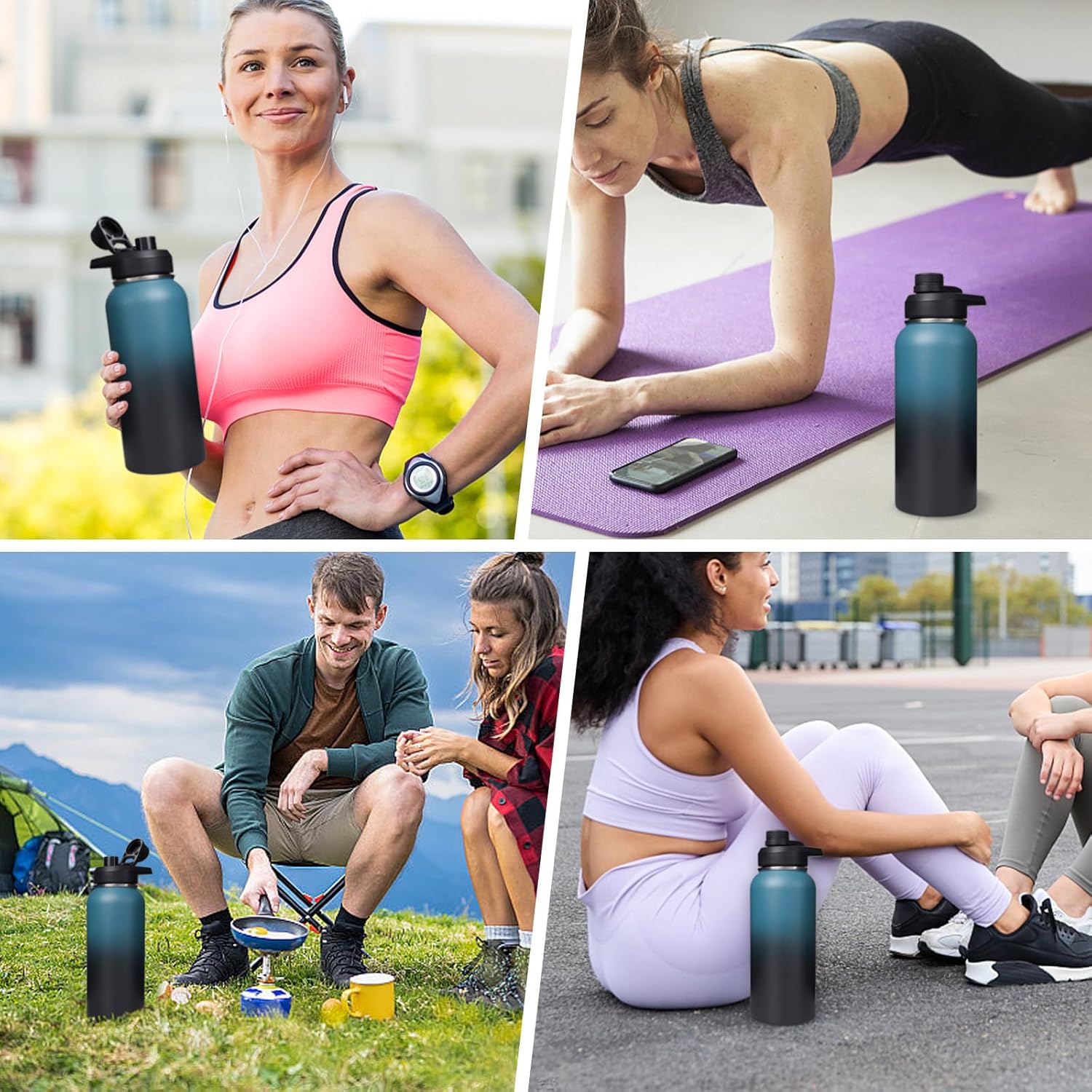 Insulated Water Bottle with Handle