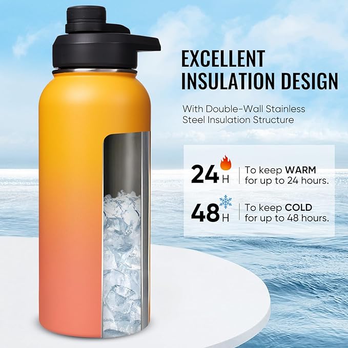 Insulated Water Bottle with Handle