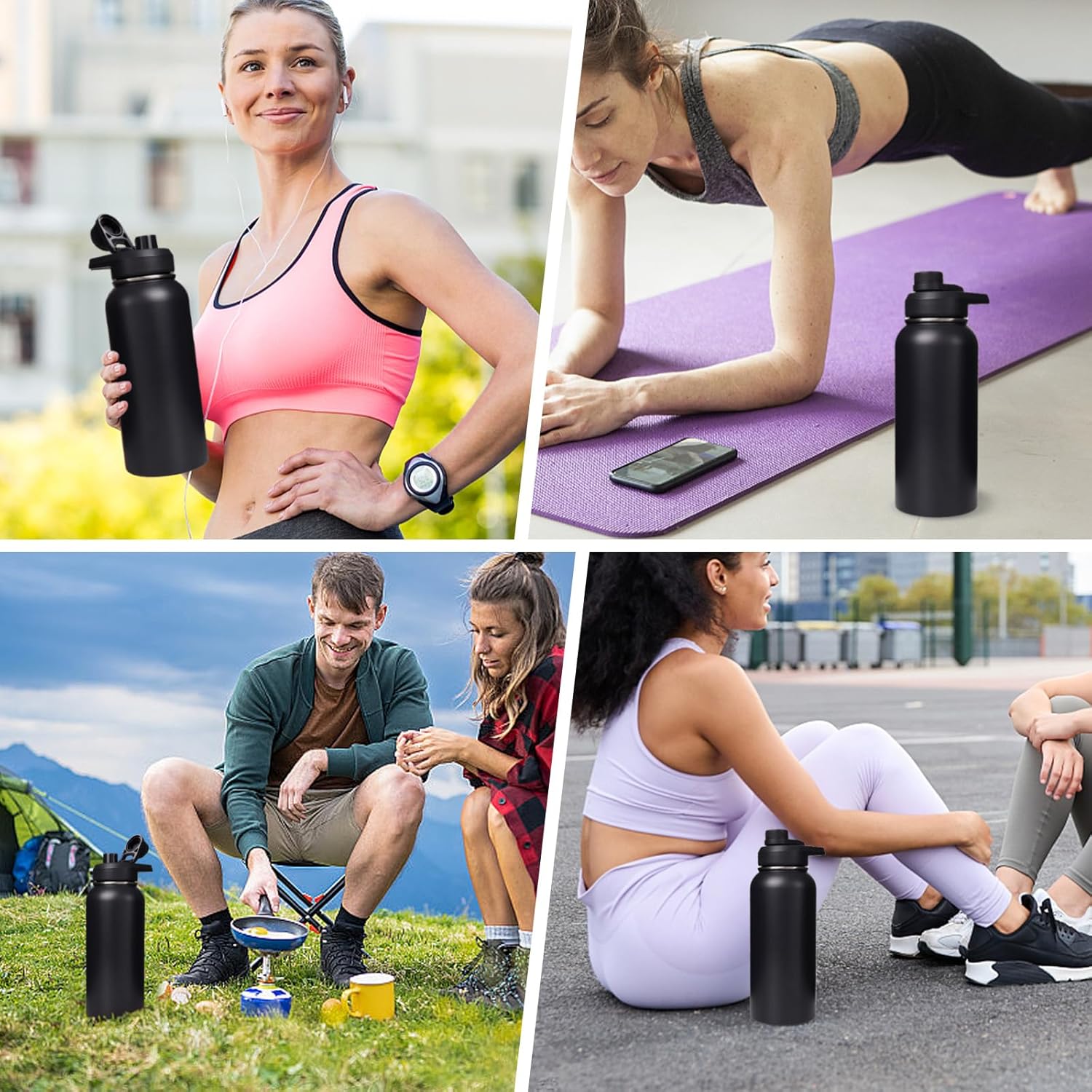 Insulated Water Bottle with Handle